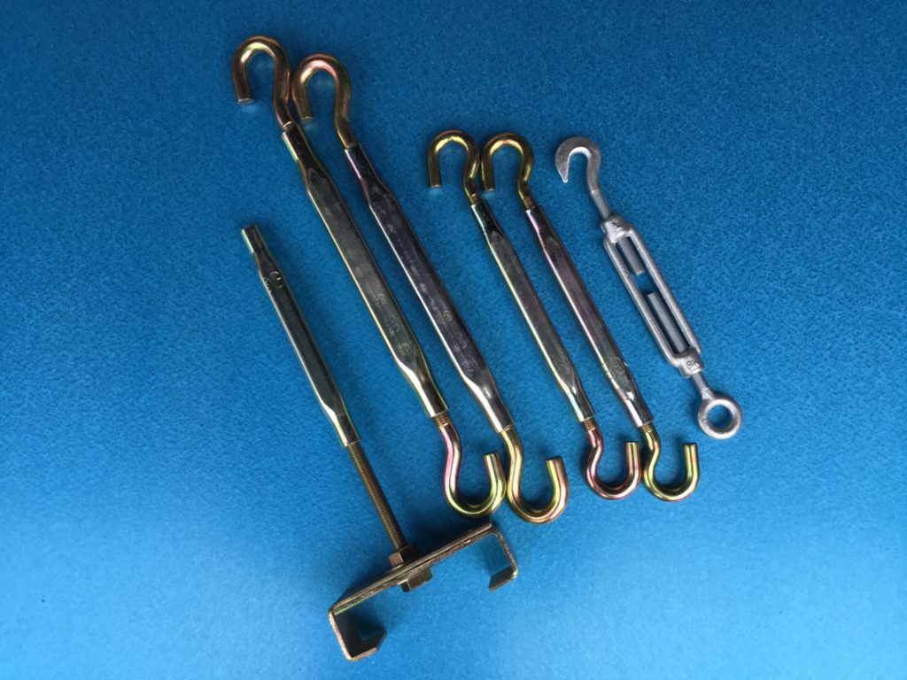プレハブ・ユニットハウス・パイプハウス用金物